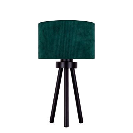 Duolla - Candeeiro de mesa LYON 1xE27/15W/230V diâmetro 30 cm verde