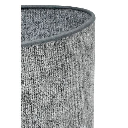 Duolla - Candeeiro de mesa OVAL 1xE27/15W/230V diâmetro 30 cm cinzento