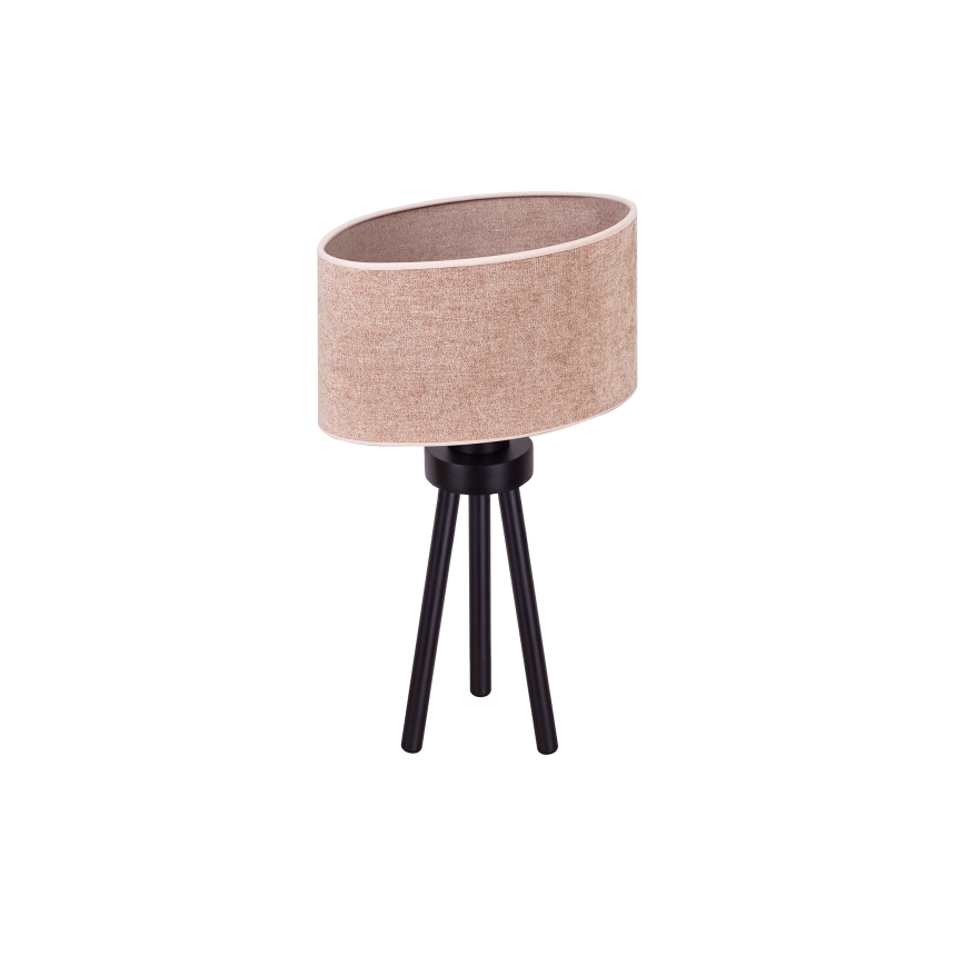 Duolla - Candeeiro de mesa OVAL 1xE27/15W/230V diâmetro 30 cm rosa