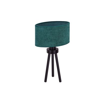 Duolla - Candeeiro de mesa OVAL 1xE27/15W/230V diâmetro 30 cm verde
