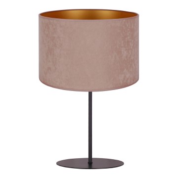 Duolla - Candeeiro de mesa ROLLER 1xE14/15W/230V diâmetro 20 cm bege/dourado