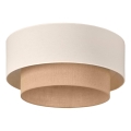 Duolla - Candeeiro de tecto BOHO 3xE27/15W/230V Ø 60 cm creme/bege