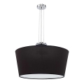Duolla - Candeeiro de teto suspenso OPERA 3xE14/40W/230V diâmetro 55 cm preto