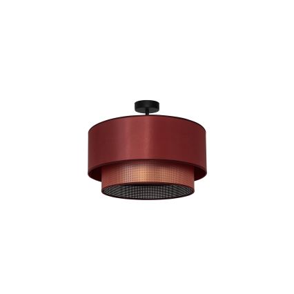 Duolla - Candeeiro integrado COPPER SHINY 1xE27/15W/230V diâmetro 45 cm cobre