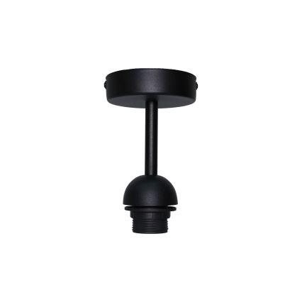 Duolla - Candeeiro integrado COPPER SHINY 1xE27/15W/230V diâmetro 60 cm preto/cobre