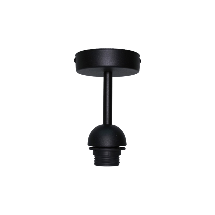 Duolla - Candeeiro integrado COPPER SHINY 1xE27/15W/230V diâmetro 60 cm preto/cobre