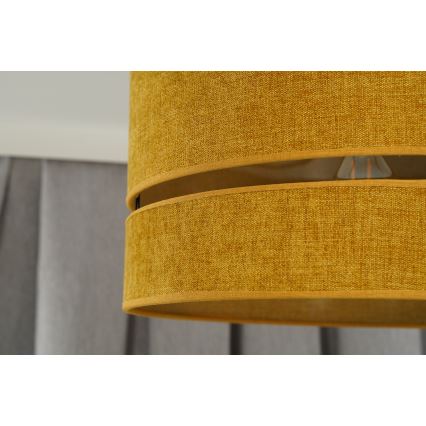 Duolla - Candeeiro integrado DOUBLE 1xE27/15W/230V diâmetro 40 cm laranja