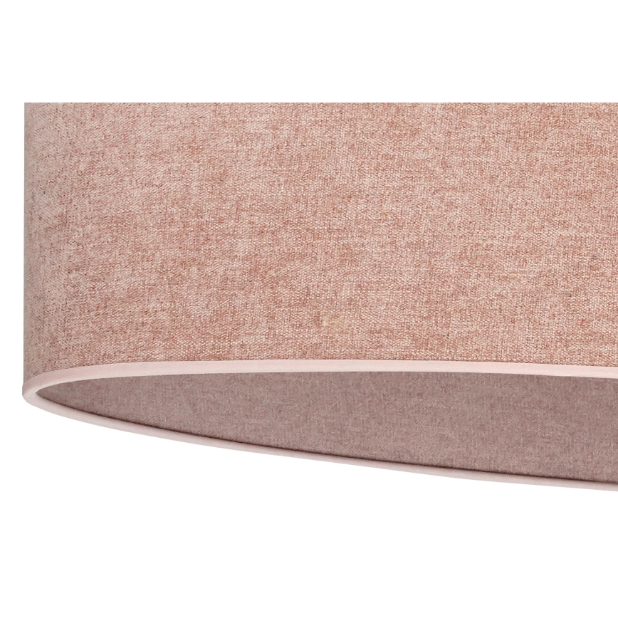 Duolla - Candeeiro integrado OVAL 1xE27/15W/230V rosa