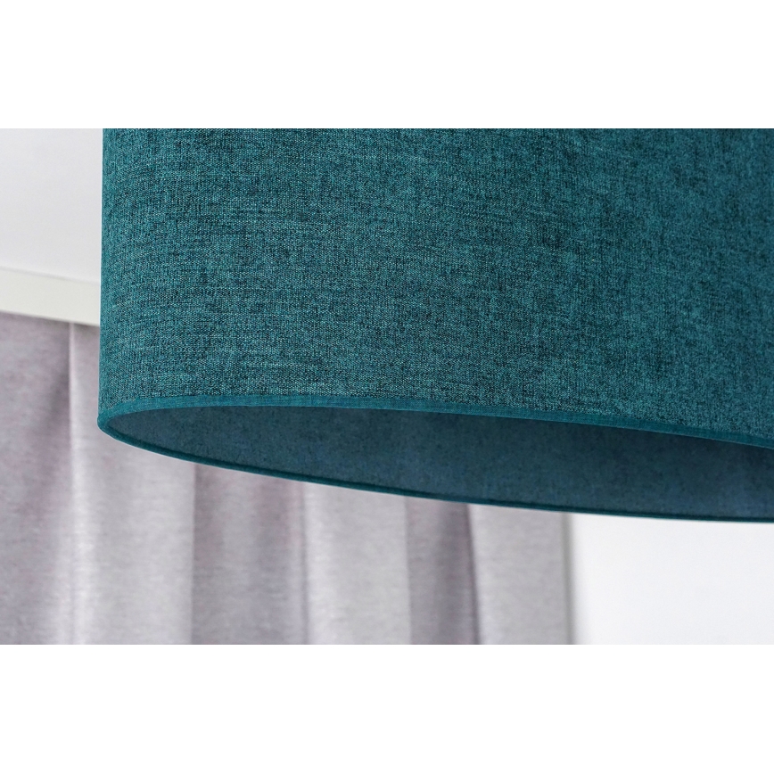 Duolla - Candeeiro integrado OVAL 2xE27/15W/230V verde