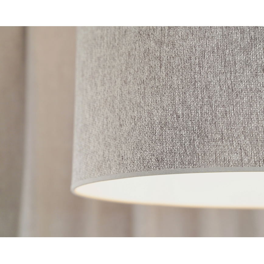 Duolla - Candeeiro integrado ROLLER ECO RECYCLING 1xE27/15W/230V diâmetro 45 cm cinzento