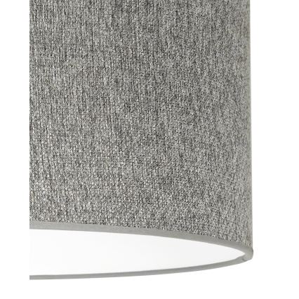 Duolla - Candeeiro integrado ROLLER ECO RECYCLING 1xE27/15W/230V diâmetro 45 cm cinzento