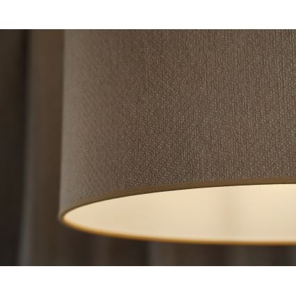 Duolla - Candeeiro integrado ROLLER ECO RECYCLING 1xE27/15W/230V diâmetro 45 cm creme