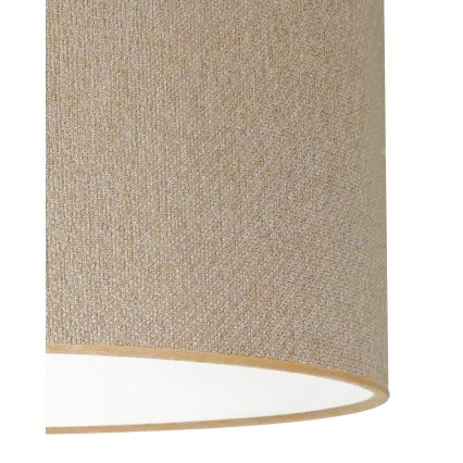 Duolla - Candeeiro integrado ROLLER ECO RECYCLING 1xE27/15W/230V diâmetro 45 cm creme