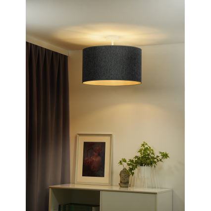 Duolla - Candeeiro integrado ROLLER ECO RECYCLING 1xE27/15W/230V diâmetro 45 cm verde