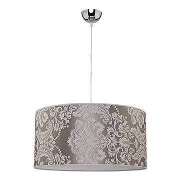 Duolla - Candeeiro suspenso ALTO 1xE27/40W/230V diâmetro 45 cm prateado