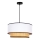 Duolla - Candeeiro suspenso BOHO 1xE27/15W/230V diâmetro 45 cm branco/vime