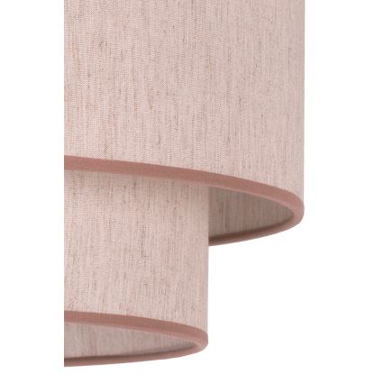 Duolla - Candeeiro suspenso BOHO 1xE27/40W/230V diâmetro 45 cm bege