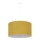 Duolla - Candeeiro suspenso BRISTOL 1xE27/15W/230V diâmetro 45 cm amarelo/branco