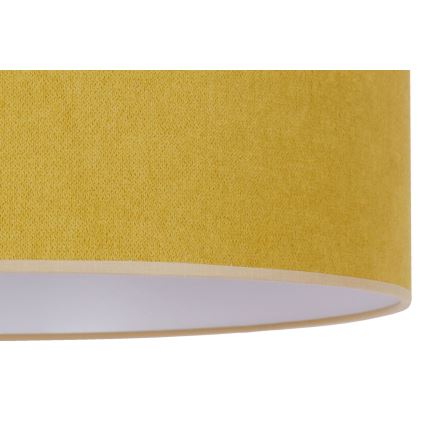 Duolla - Candeeiro suspenso BRISTOL 1xE27/15W/230V diâmetro 45 cm amarelo/branco