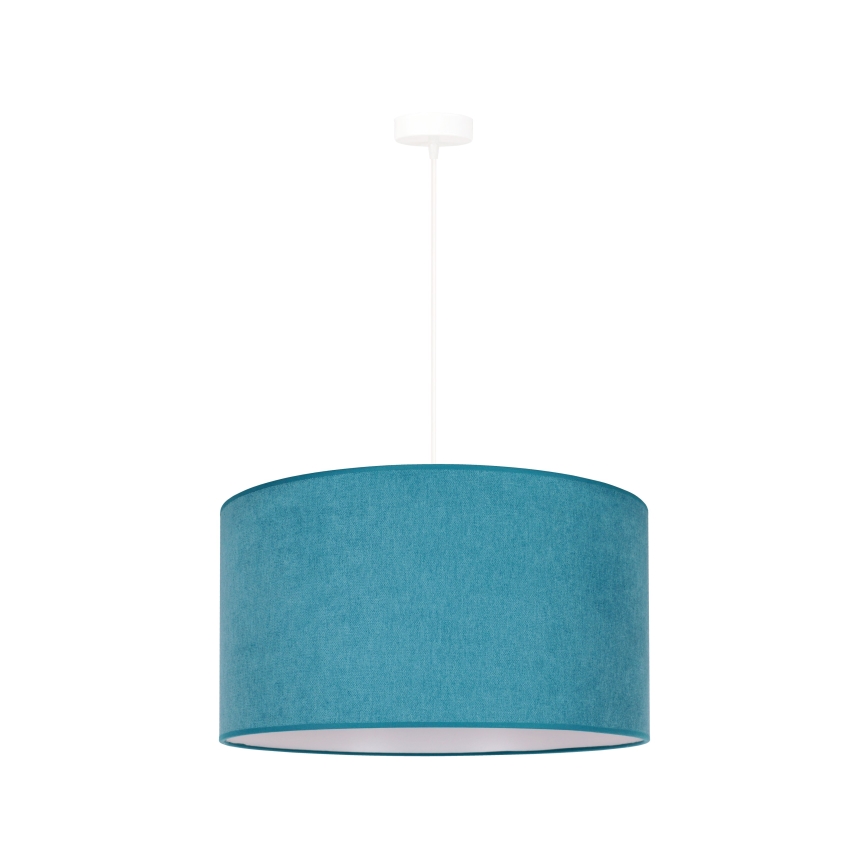 Duolla - Candeeiro suspenso BRISTOL 1xE27/40W/230V diâmetro 45 cm turquesa