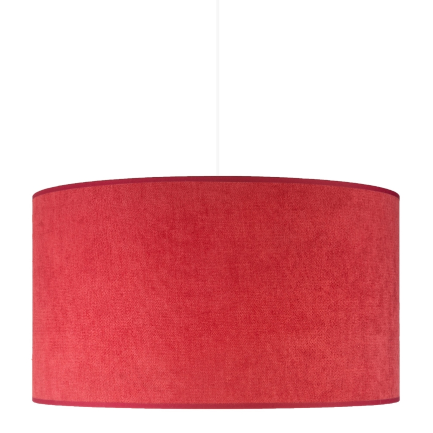 Duolla - Candeeiro suspenso BRISTOL 1xE27/40W/230V diâmetro 45 cm vermelho