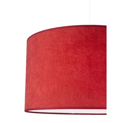 Duolla - Candeeiro suspenso BRISTOL 1xE27/40W/230V diâmetro 45 cm vermelho