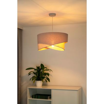 Duolla - Candeeiro suspenso CELLO 1xE27/40W/230V diâmetro 45 cm rosa