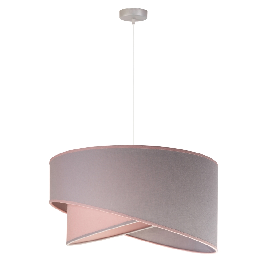 Duolla - Candeeiro suspenso CELLO 1xE27/40W/230V diâmetro 45 cm rosa