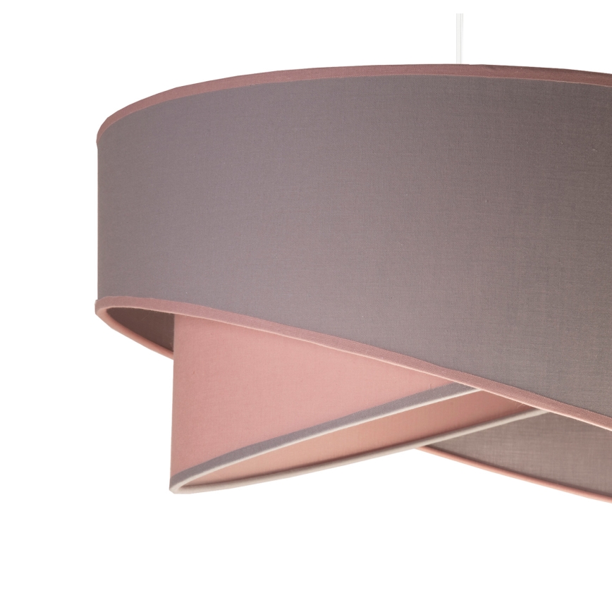 Duolla - Candeeiro suspenso CELLO 1xE27/40W/230V diâmetro 45 cm rosa