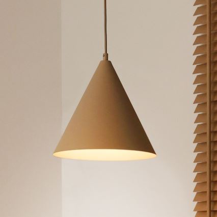 Duolla - Candeeiro suspenso com cabo IRONLINE 1xG9/3W/230V Ø 25 cm bege