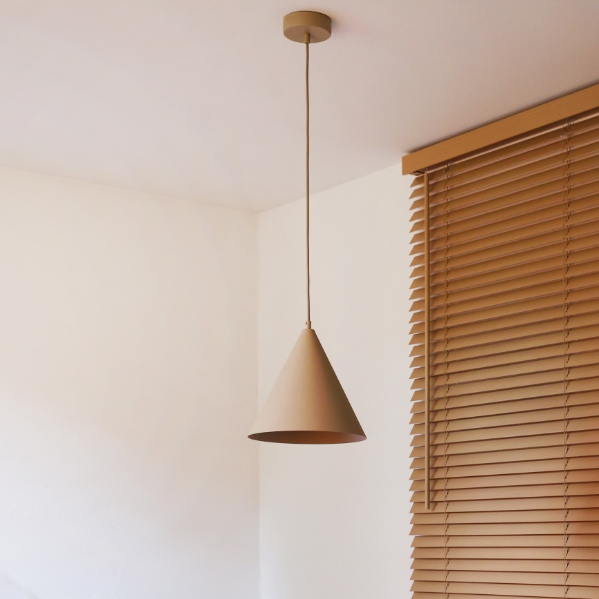 Duolla - Candeeiro suspenso com cabo IRONLINE 1xG9/3W/230V Ø 25 cm bege