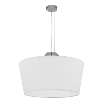 Duolla - Candeeiro suspenso com cabo OPERA 3xE14/40W/230V diâmetro 55 cm branco