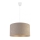 Duolla - Candeeiro suspenso com cabo ROLLER 1xE27/40W/230V diâmetro 40 cm cinza