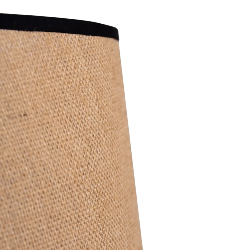 Duolla - Candeeiro suspenso CONE 1xE27/15W/230V diâmetro 40 cm castanho/preto