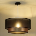 Duolla - Candeeiro suspenso COPPER SHINY 1xE27/15W/230V diâmetro 45 cm castanho/cobre