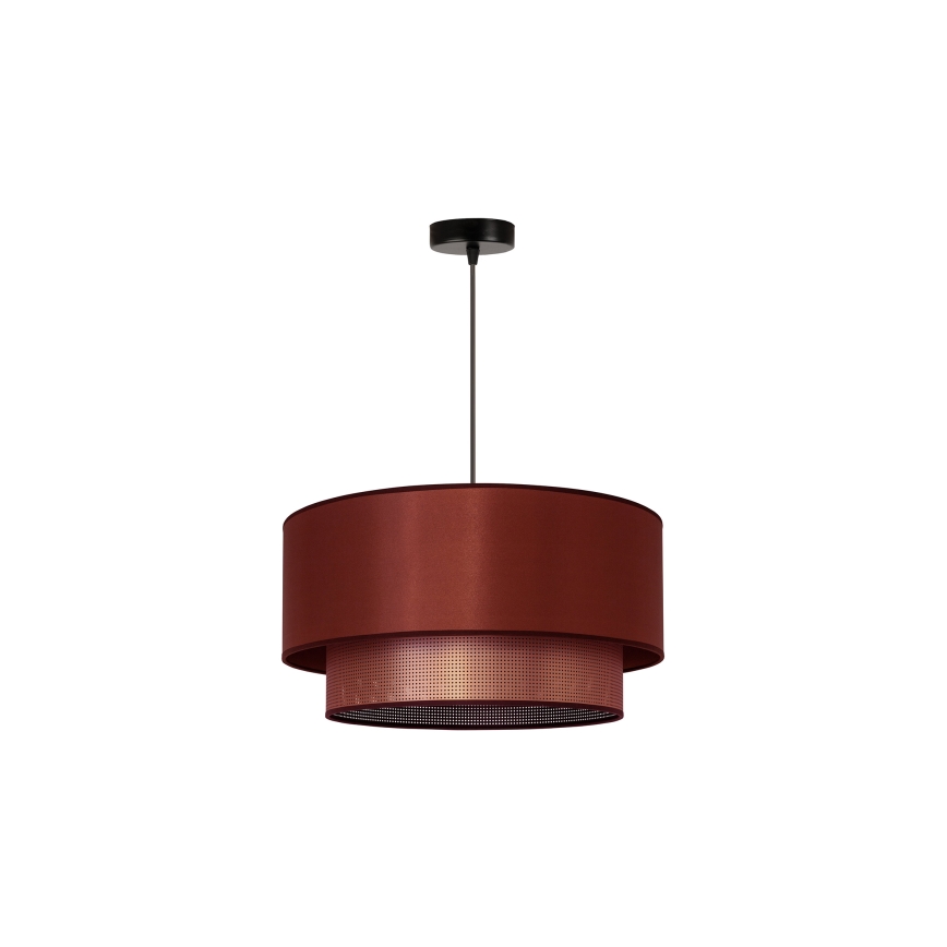 Duolla - Candeeiro suspenso COPPER SHINY 1xE27/15W/230V diâmetro 45 cm cobre