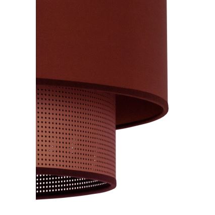 Duolla - Candeeiro suspenso COPPER SHINY 1xE27/15W/230V diâmetro 45 cm cobre