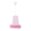 Duolla - Candeeiro suspenso de criança BALLET 1xE27/40W/230V diâmetro 21 cm rosa