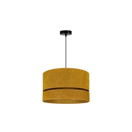 Duolla - Candeeiro suspenso DOUBLE 1xE27/15W/230V diâmetro 40 cm laranja