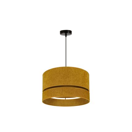 Duolla - Candeeiro suspenso DOUBLE 1xE27/15W/230V diâmetro 40 cm laranja