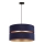 Duolla - Candeeiro suspenso DUO 1xE27/15W/230V diâmetro 40 cm azul/dourado