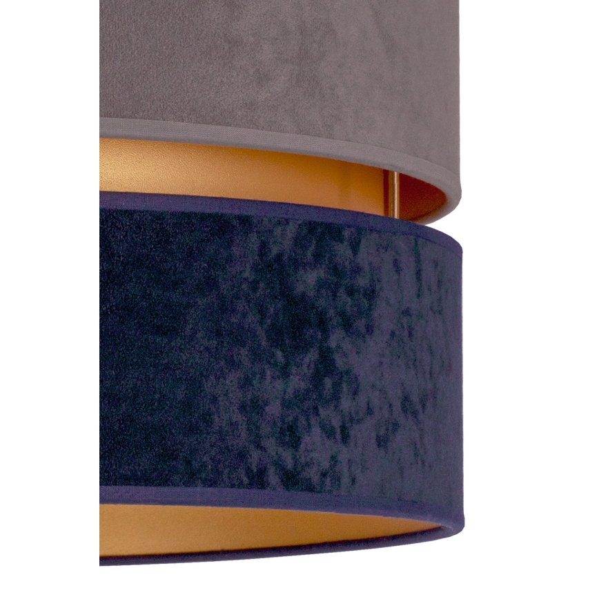 Duolla - Candeeiro suspenso DUO 1xE27/15W/230V diâmetro 40 cm azul