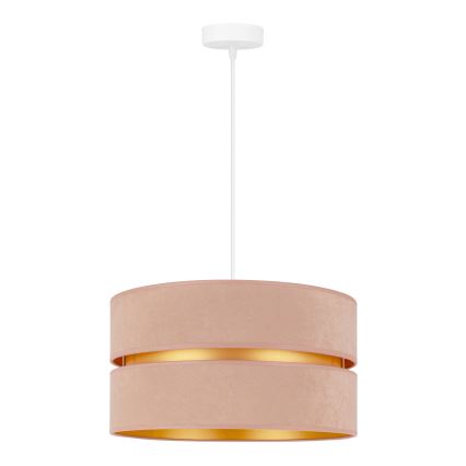 Duolla - Candeeiro suspenso DUO 1xE27/15W/230V diâmetro 40 cm bege