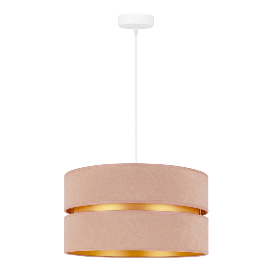 Duolla - Candeeiro suspenso DUO 1xE27/15W/230V diâmetro 40 cm bege