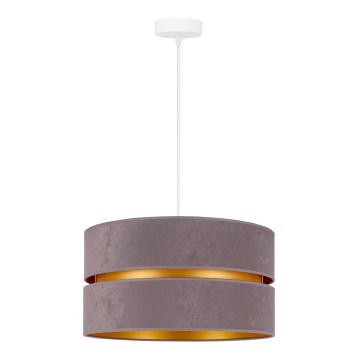 Duolla - Candeeiro suspenso DUO 1xE27/15W/230V diâmetro 40 cm cinzento