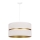 Duolla - Candeeiro suspenso DUO 1xE27/15W/230V diâmetro 40 cm creme/dourado
