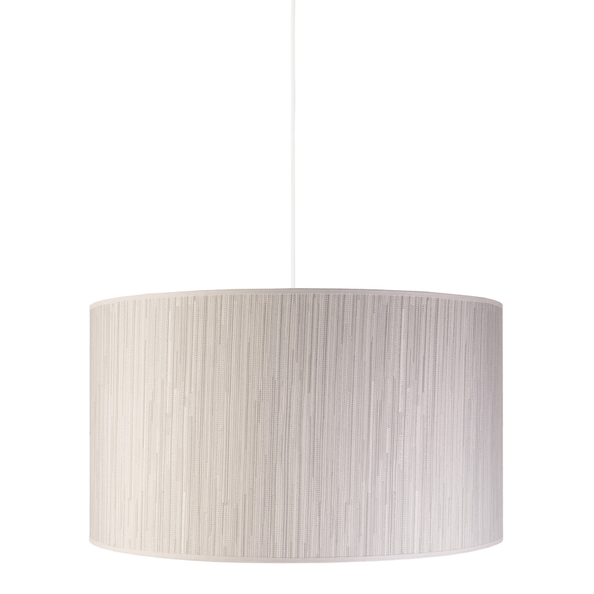 Duolla - Candeeiro suspenso ESSEX 1xE27/40W/230V diâmetro 45 cm prateado