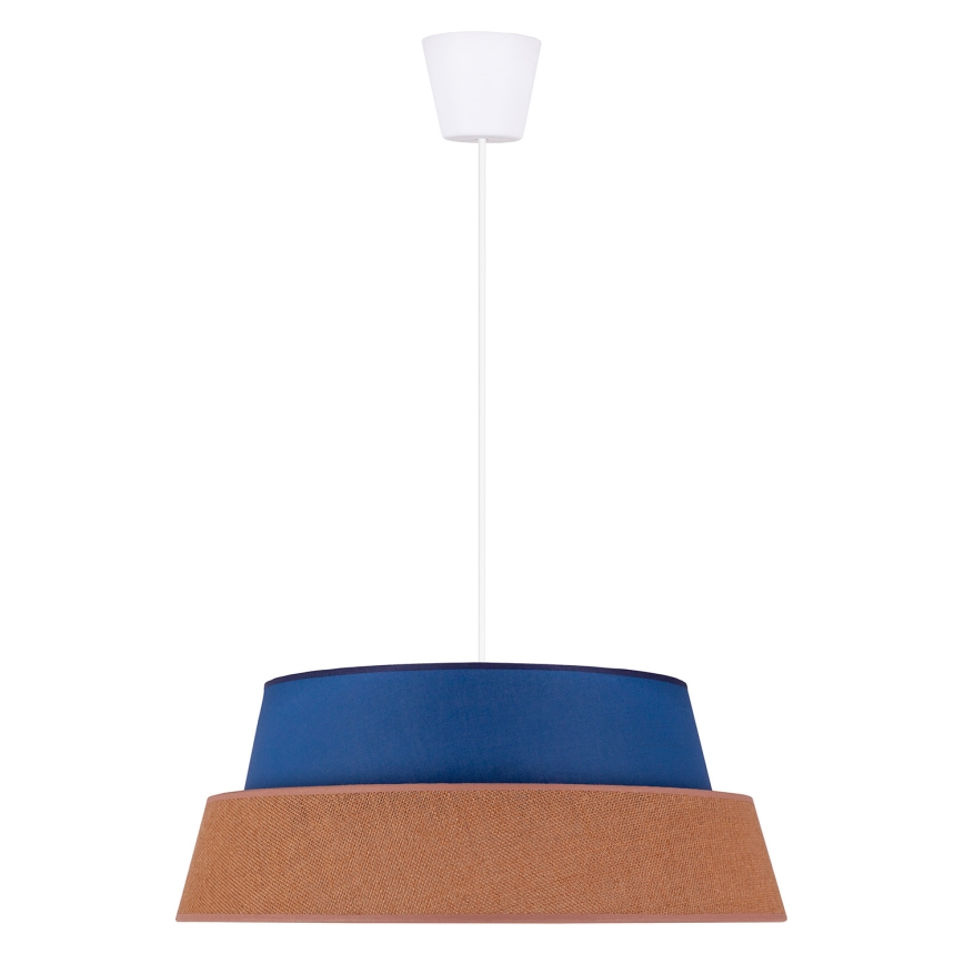 Duolla - Candeeiro suspenso GALAXY 1xE27/40W/230V diâmetro 50 cm azul