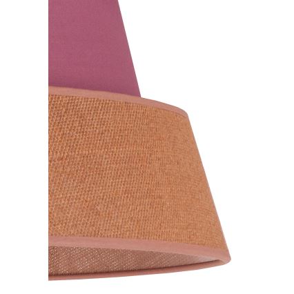 Duolla - Candeeiro suspenso GALAXY 1xE27/40W/230V diâmetro 50 cm rosa