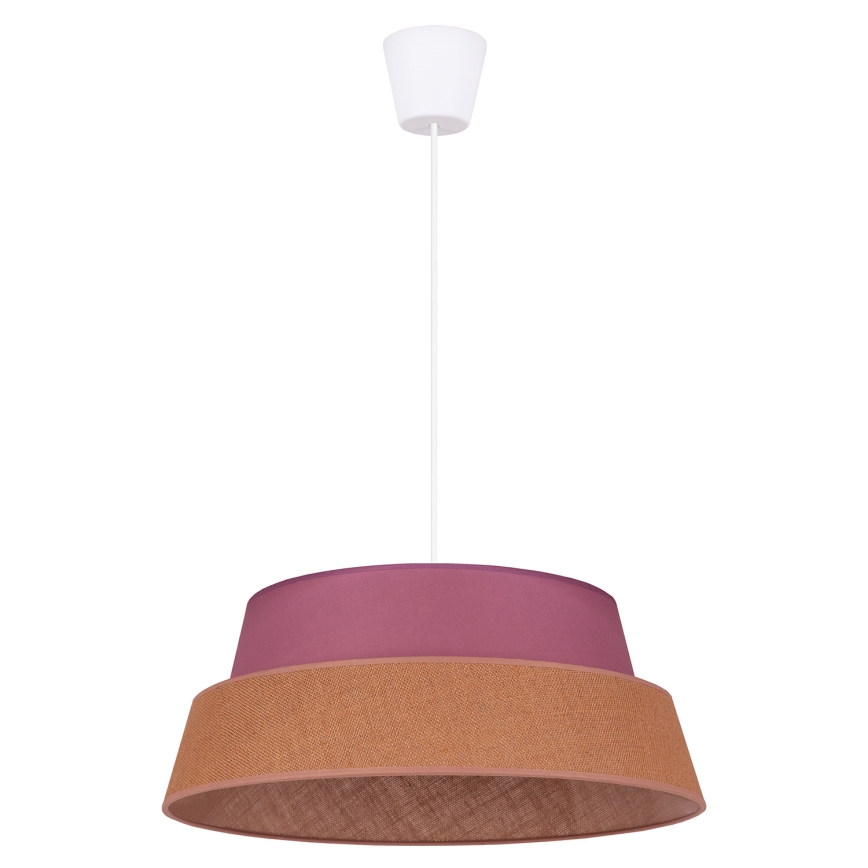 Duolla - Candeeiro suspenso GALAXY 1xE27/40W/230V diâmetro 50 cm rosa